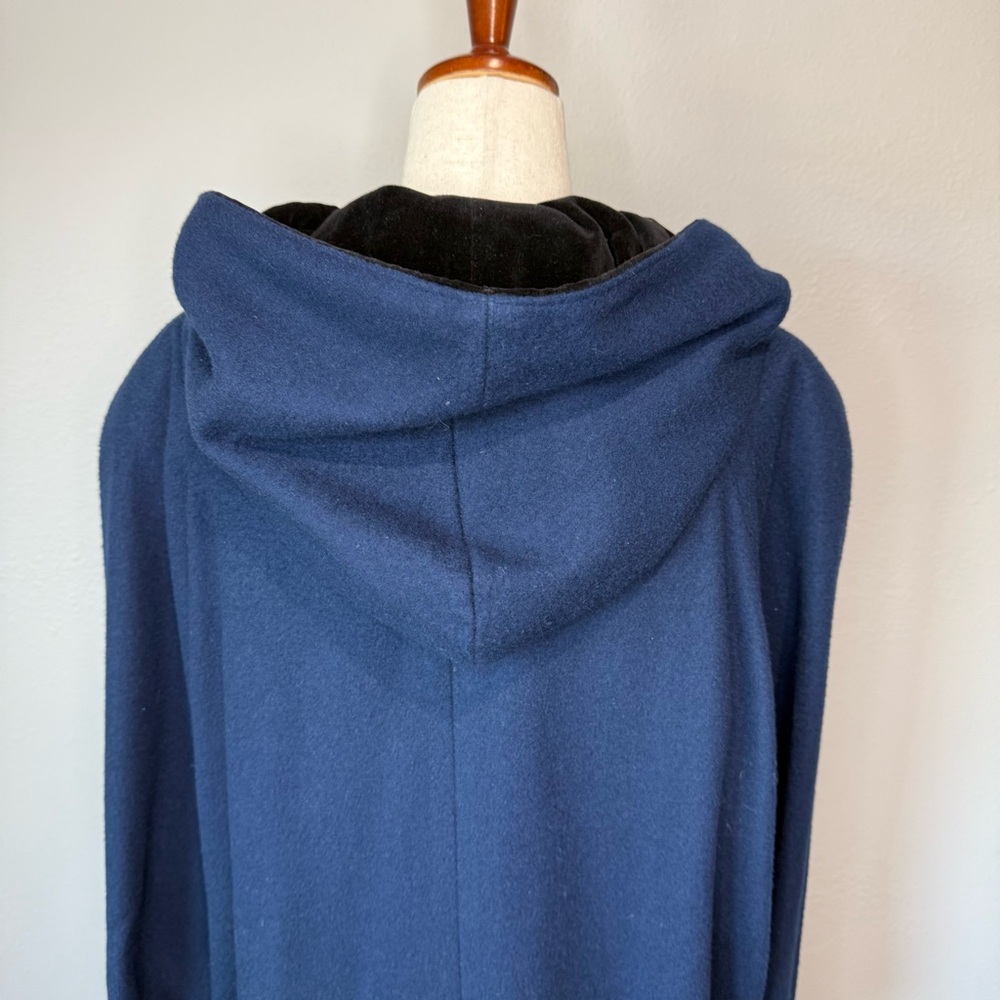 Vintage MDP Mario De Pinto Wool Hooded Coat | Made in USA | Long Coat - Picture 6 of 11